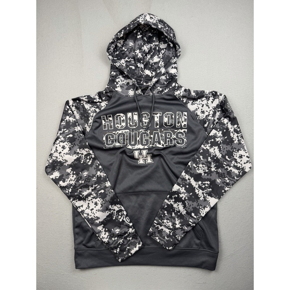 Houston Cougars Colosseum OHT Military Appreciation Digital Camo Pullover Hoodie